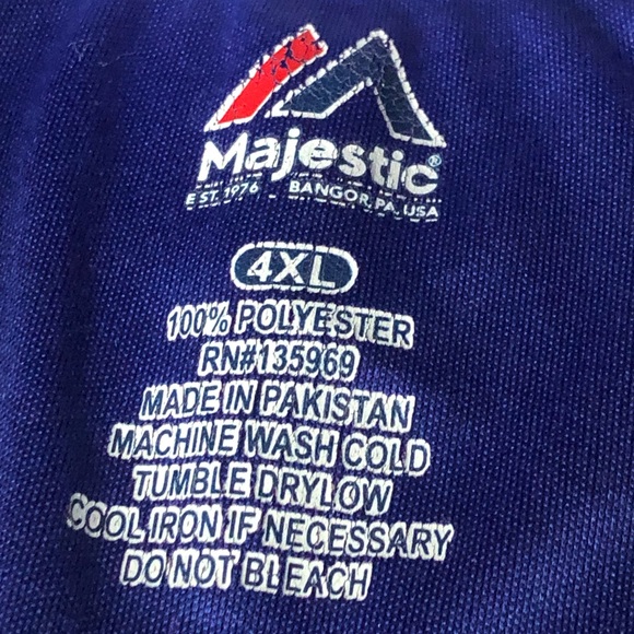 Majestic Men SZ 4XL Indianapolis Colts NFL Shirt - Picture 3 of 3